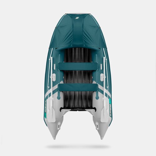 Надувная лодка GLADIATOR E330PRO морской зеленый-белый