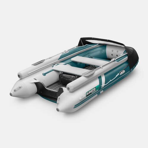 Надувная лодка GLADIATOR E420X морской зеленый-белый